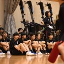 女子日本代表の練習見学