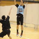 初選出された松橋 和希選手(金沢市立工業高校 3年)は思い切り良いプレイでアピール