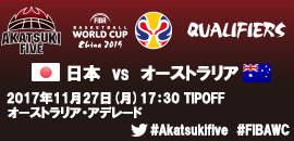 15.FIBAワールドカップ2019アジア1次予選