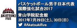 13.男子国際強化試合2017