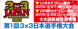 10.3×3日本選手権大会2015